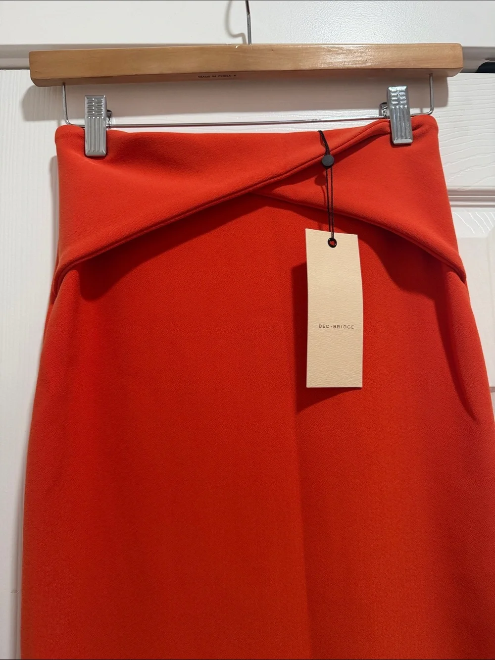 NWT Bec + Bridge Clover Skirt in Flame Size 2